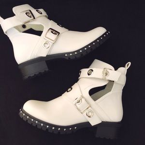 Nasty Gal Cut Out ankle boots